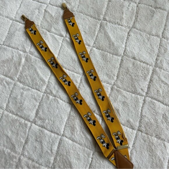 Disney | Vintage Yellow Mickey Mouse Suspenders | One Size Adult - Picture 6 of 10